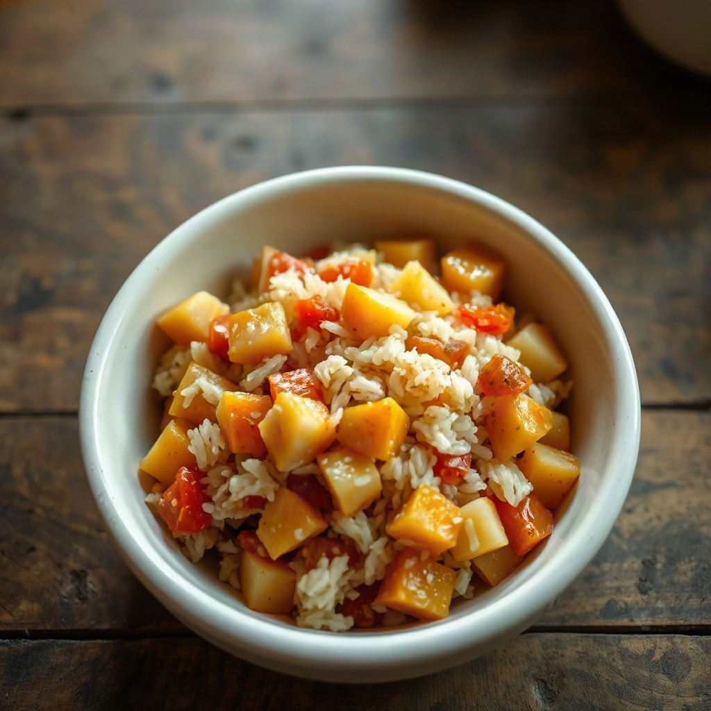 In a bowl, separate grains that hold and the colour of what went in, unbrowned.
