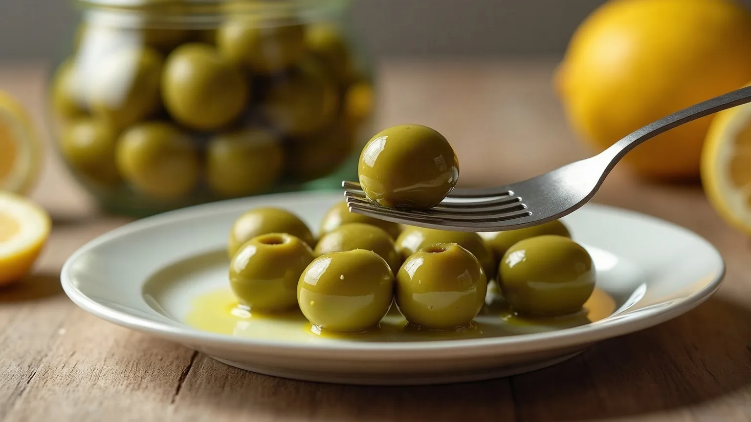 Yeşil zeytin salamurası