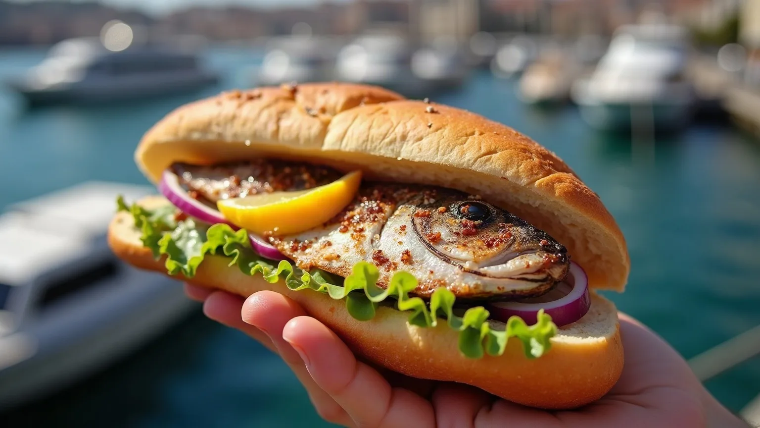 Fish sandwich
