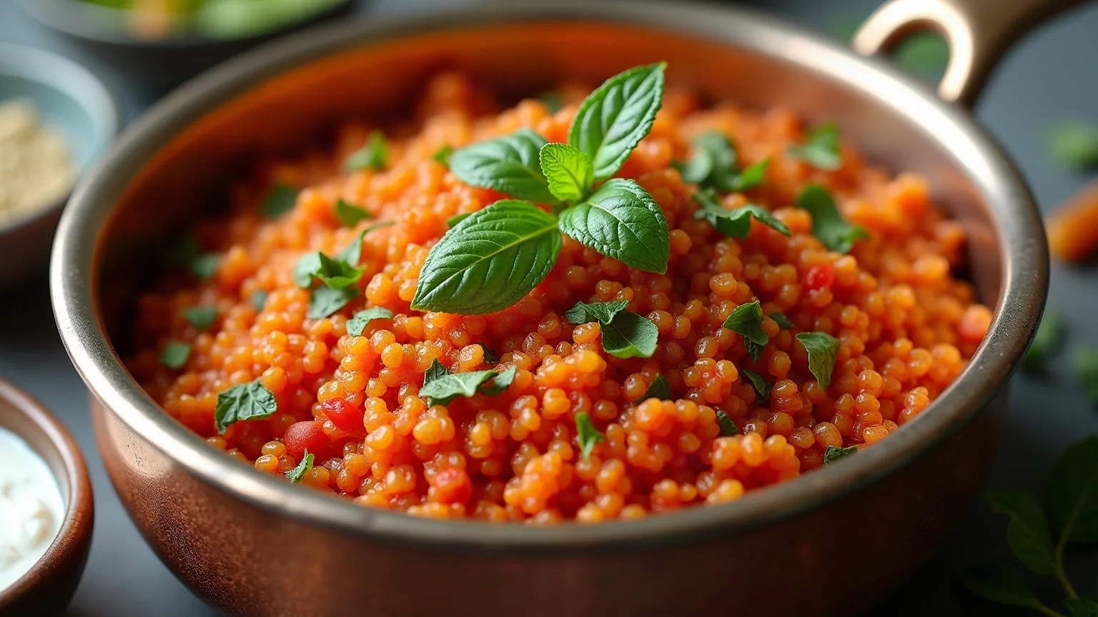Domatesli bulgur pilavı