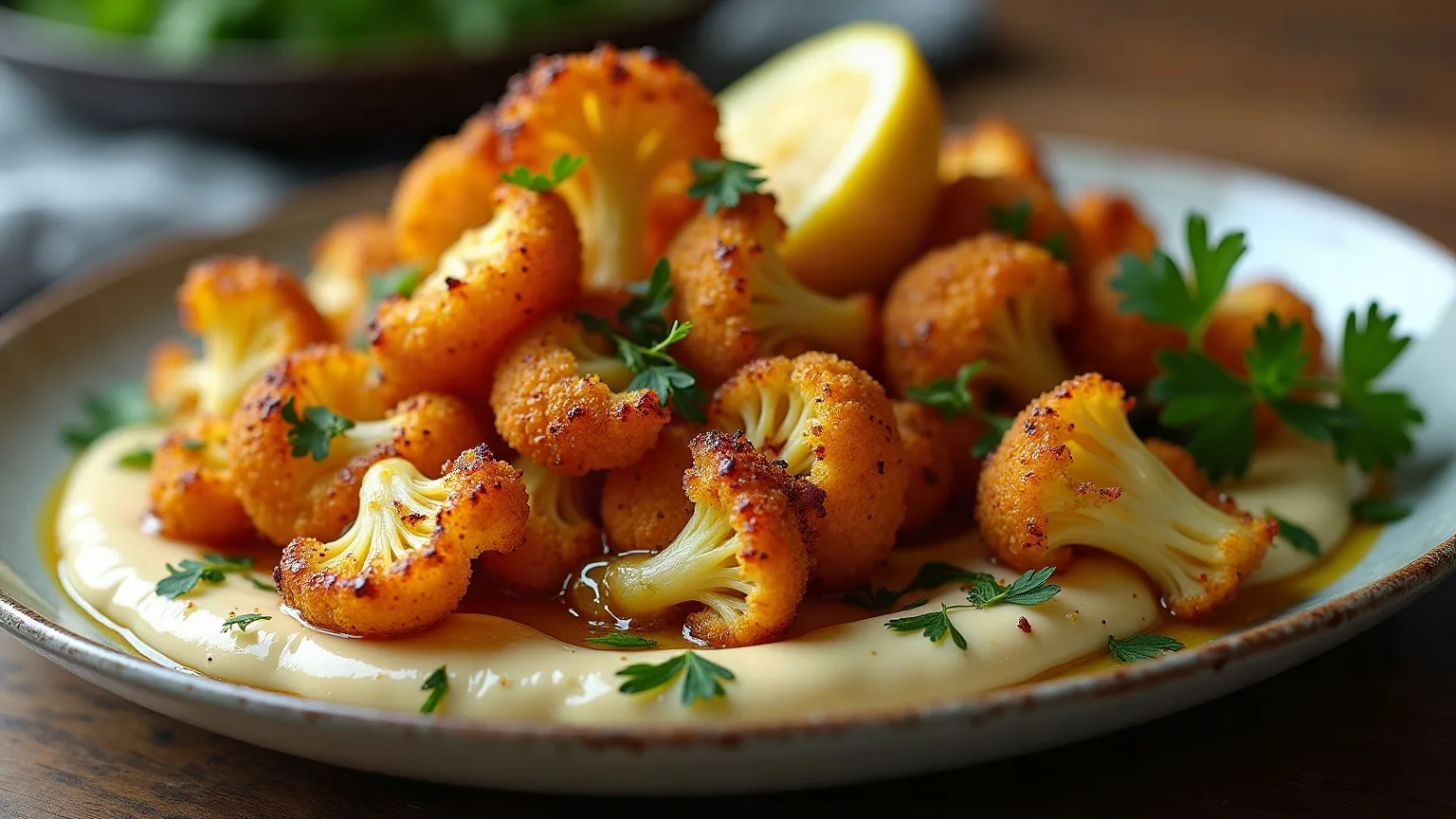 Roasted cauliflower