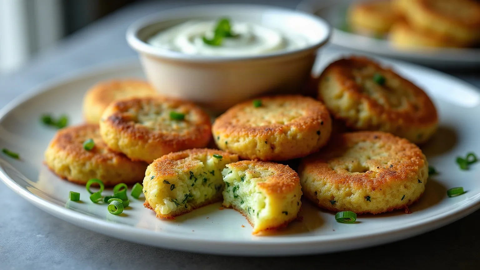 Courgette fritters