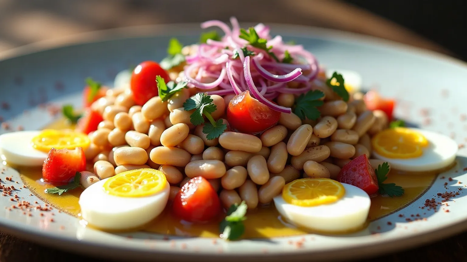 White bean salad