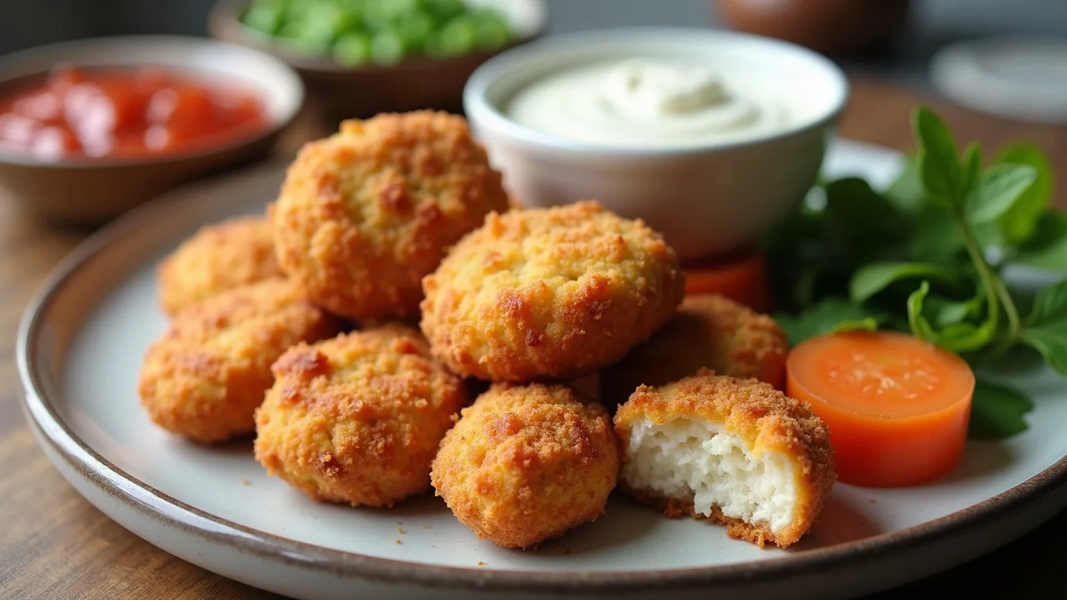 Ev yapımı tavuk nugget