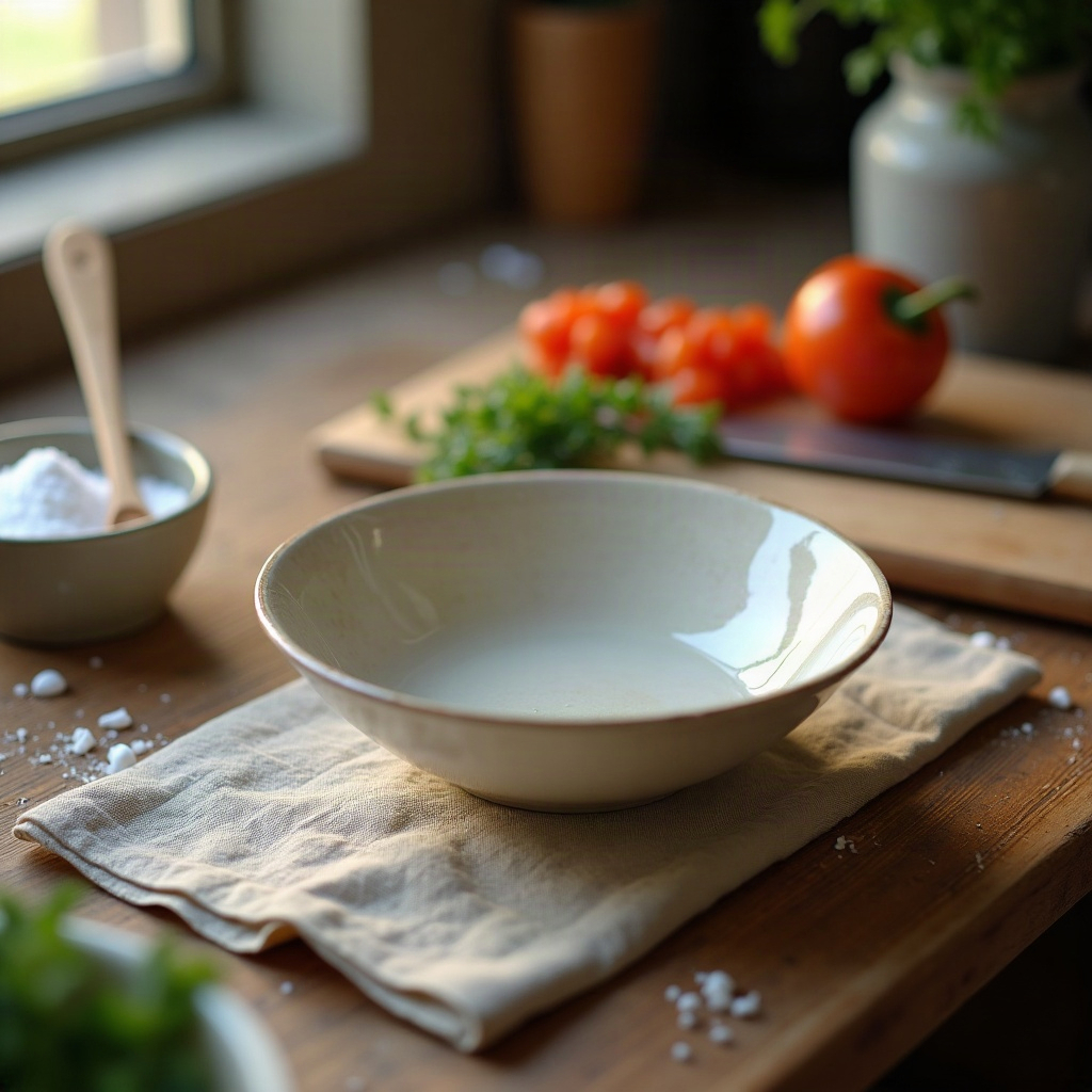 An empty plate