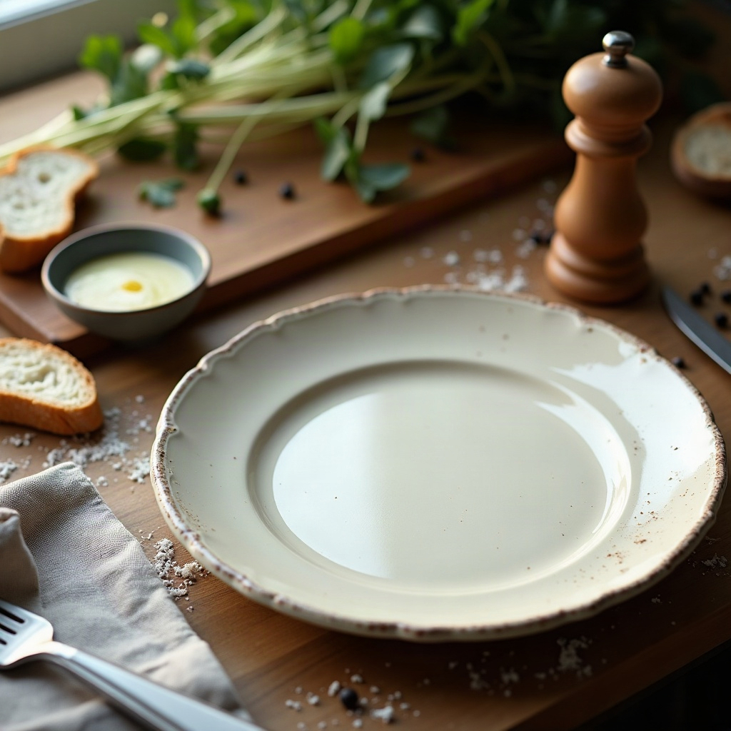An empty plate